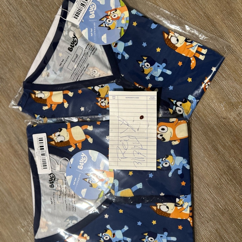 Little Sleepies Bluey Pajama Top
